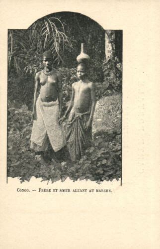 PC CPA ETHNIC NUDE FEMALE TYPE CONGO Vintage Postcard B5374 EBay