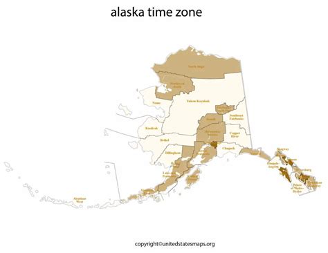 Alaska Time Zone Map Map Of Time Zones In Alaska Chia Sẻ Kiến Thức
