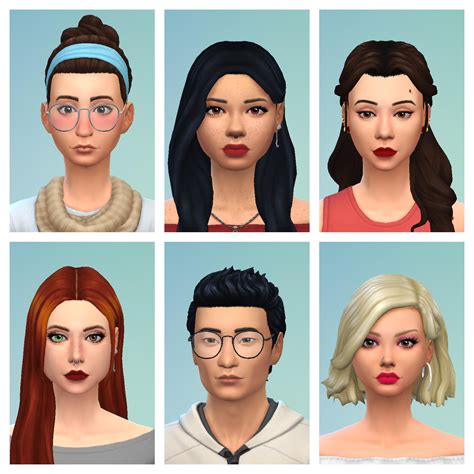 Some Sims Ive Made Recently Ive Been Trying To Get Out Of The Habit