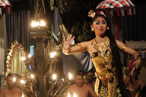 Balinese Cultural Dancer In Ubud Bali