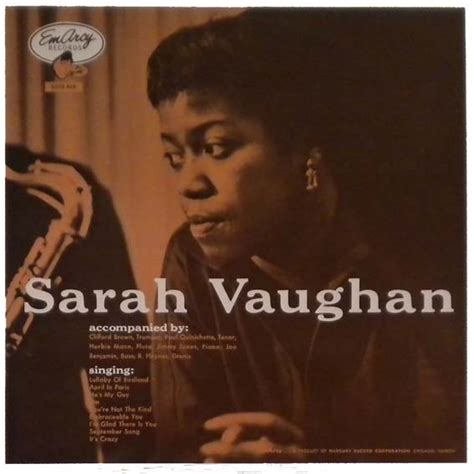 sarah vaughan by sarah vaughan album emarcy 6372 478 reviews ratings credits song list