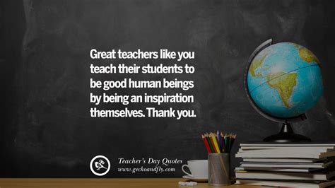 All of these quotes were hand picked by the social media team at if you like great quotes and great causes, consider following their facebook page. 30 Happy Teachers' Day Quotes & Card Messages