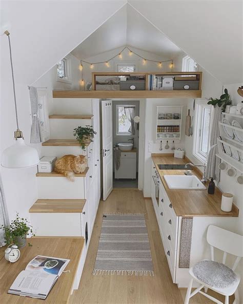 Norwegian Tiny House A Bright And Airy Scandi Style Haven Living In A