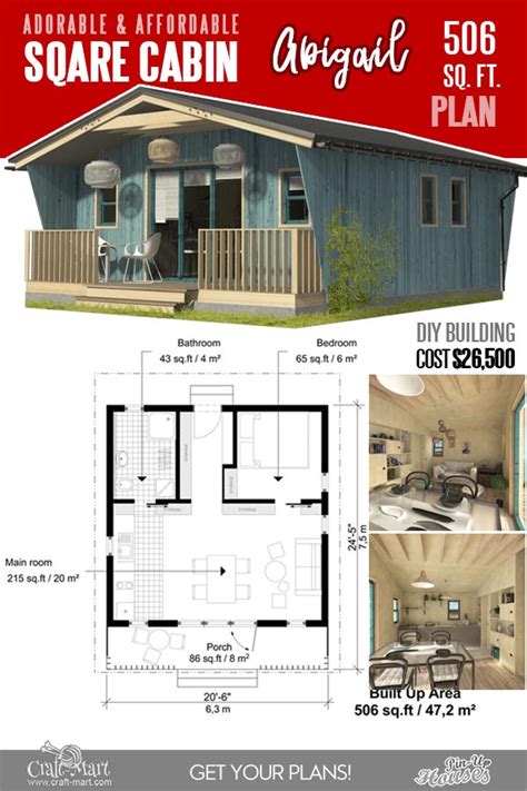 218 Small Cabin Plans Abigail Craft Mart
