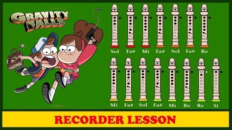 The recommended time to play this music sheet is 00:50, as verified by virtual piano legend, arda. Gravity Falls (Opening) | Recorder Notes Tutorial ♪♪♪ - YouTube