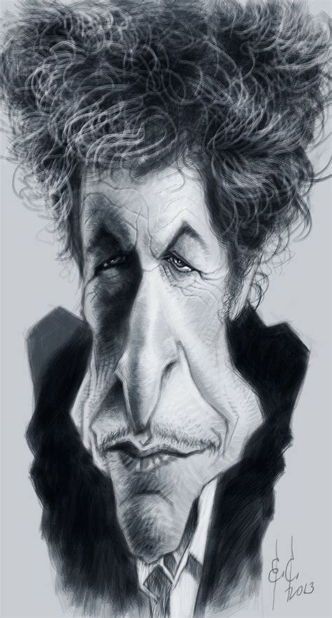 Bob Dylan Celebrity Caricatures Caricature Bob Dylan