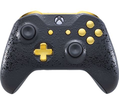 Microsoft Xbox One Wireless Controller 3d Black And Gold