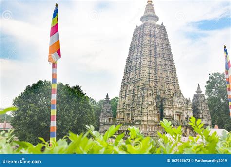 Mahabodhi Temple Bodh Gaya Bihar India Stock Image Image Of Famous