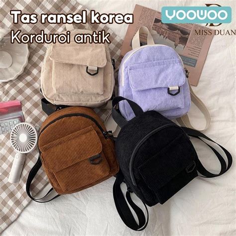 Jual YooWoo Tas Ransel Mini Ransel Backpack Tas Mini Ransel