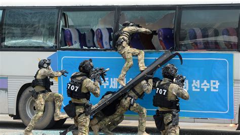 Rok Defense South Korean Special Forces Counter Terrorism Exercise