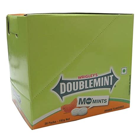 Wrigleys Doublemint Momints Orange 20 Packs 192g Grocery