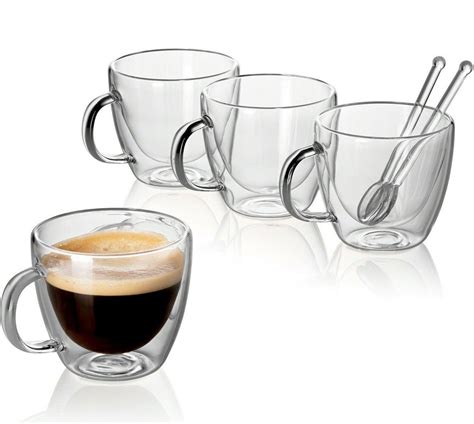 Clear Glass Set Double Wall Coffee Mug Espresso