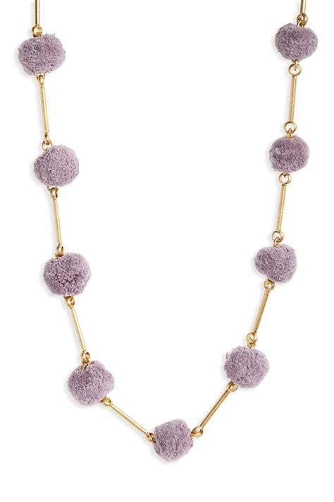 Madewell | Pompom Necklace | Nordstrom Rack | Pom pom necklace, Versatile necklace, Necklace