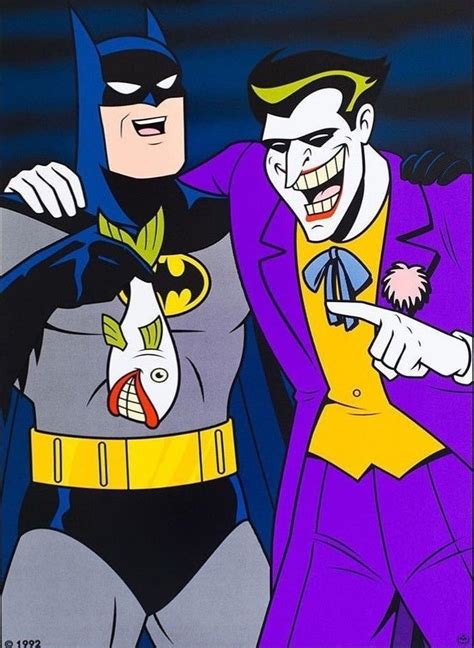 Batman And Joker In The Dark Knight Animated