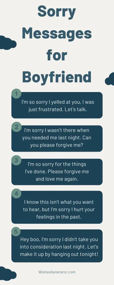 50 Sorry Messages For Boyfriend Apology Messages For Him