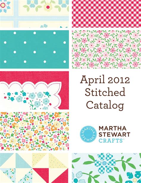 Martha Stewart Crafts Stiched Catalog April 2012 By Scrapart Issuu