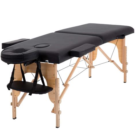 Massage Table Massage Bed Spa Bed 84 Inches BLACK Nellis Auction