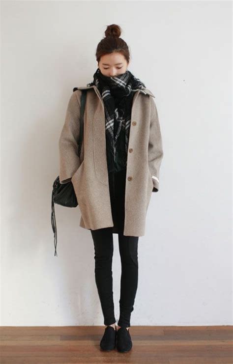 Image Result For Back To School Korean Winter Outfits Korean Winter