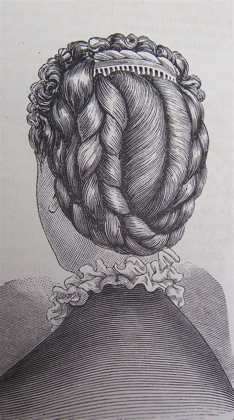 Braided Victorian Hair Updo With A Slight Peek Of A Lovely Hair Comb On