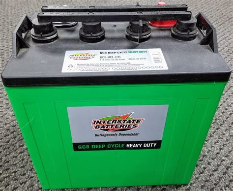 New Interstate 8v 8 Volt Golf Cart Battery Battery Deep Cycle Ezgo Club