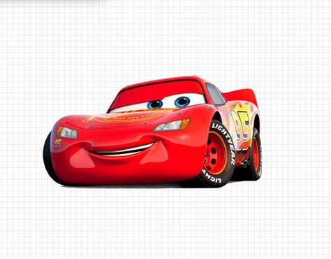 Cars Lightning Mcqueen Clipart Digital PNG Printable Party Decoration Instant Download