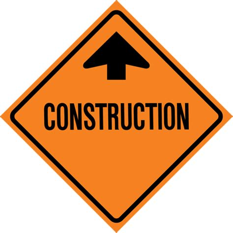 Construction Ahead Roll Up Traffic Sign 36 X 36 Vinyl Bilingual
