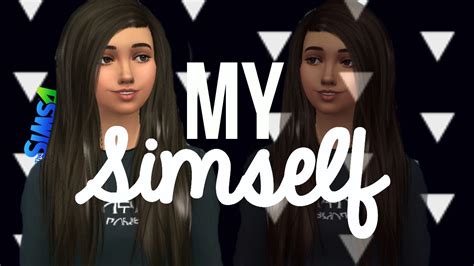 The Sims 4 Create A Sim My Sim Self Youtube