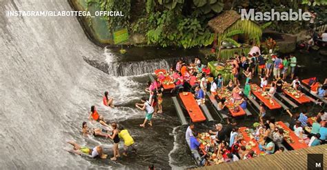 Video Of The Week A Restaurant In A Waterfall Restaurant Hospitality