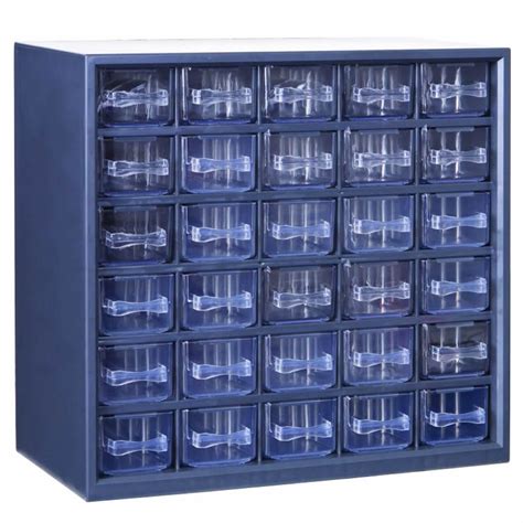 30 Drawer Parts Station Storage Cabinet 12 L X 6 14 W X 11 14 H