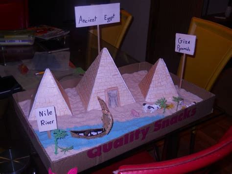 Ancient Egypt Projects Pyramid School Project Egyptian Crafts