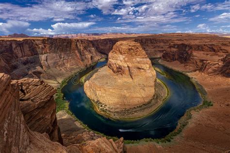 Horseshoe Bend On The Colorado River In Page Arizona Usa Stock Photo
