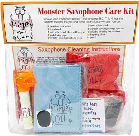Monster Oil Saxophone Care Cleaning Kit Murray State University