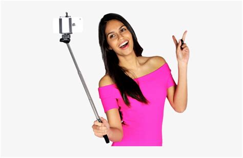 Download Would You Want A Selfie Stick That Can Help You Take Girl Taking Selfie Png