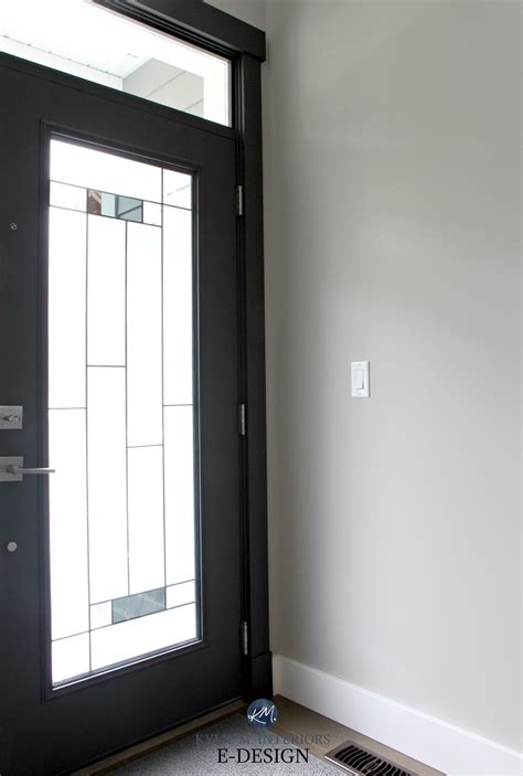 If it's luxury you're after, then a modern bronze door is the way to go. Wall colour is Sherwin Williams Collonade Gray, front door ...