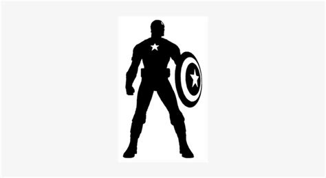Captain America Silhouette Vector At Collection Of