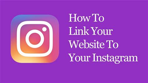 How To Create A Link From Your Website To Your Instagram Youtube