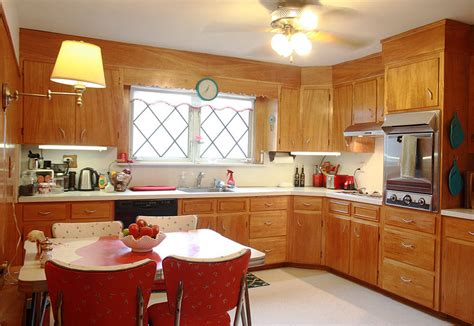 But prospective owner janna ritz … Frances and Doug's warm and inviting restored 1950s wood kitchen - Retro Renovation