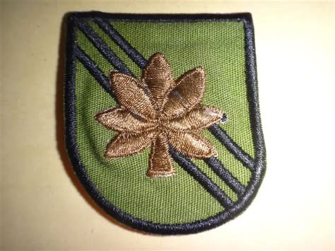 Vietnam War Us 5th Special Forces Group Major Rank Subdued Beret Patch