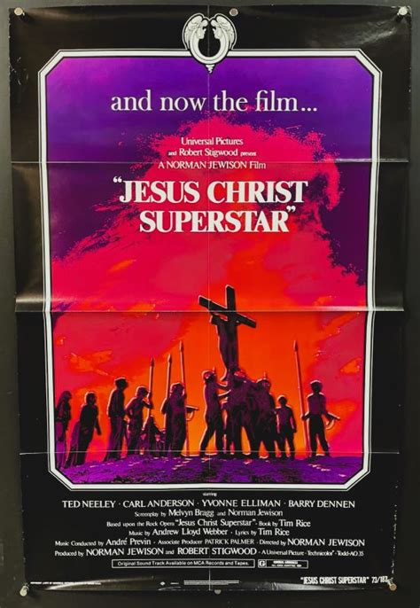 Jesus Christ Superstar 1973 Original One Sheet Movie Poster
