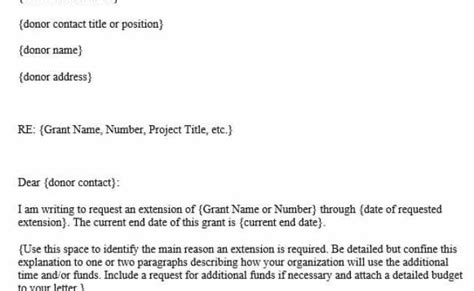 Sample Extension Request Letter Sample Request Letter For Extension