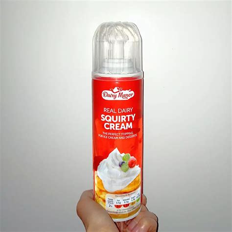 Supersupergirls Food Reviews Lidl Dairy Manor Real Dairy Squirty Cream