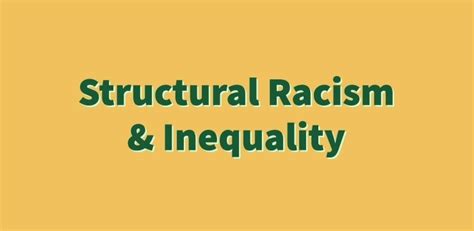 Structural Racism And Inequality Thumbnail Social Science Space