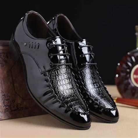 buy 2018 new fashion italian designer formal mens dress shoes genuine leather