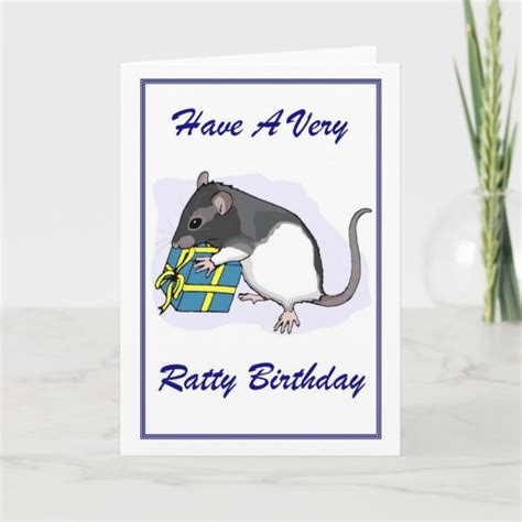 Rat Birthday Cards Nz