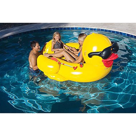 Game Giant Inflatable Floating Riding Derby Duck Pool Float Lounge
