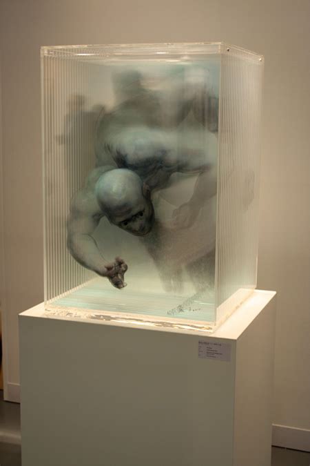 3D paintings on glass panes by Xia Xiaowan