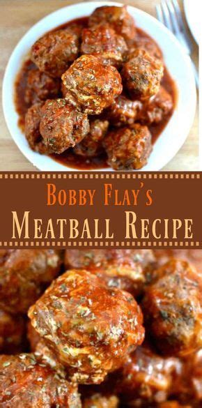 I saw the episode and was inspired to make the meatballs. Bobby Flay's Meatball Recipe | Recipes, Marinara sauce ...