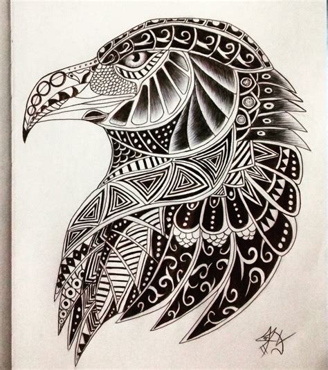 Aguila Mandala Por Nayferox Dibujando