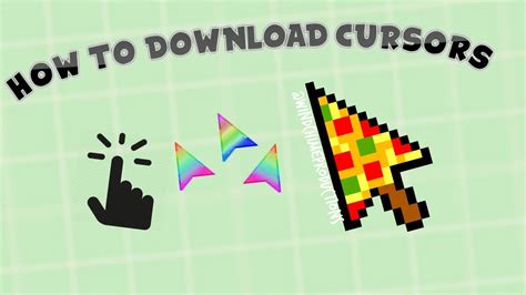 Get A Custom Cursor Where To Download And How To Install Youtube Gambaran