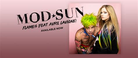 Mod Sun Releases Hot New Single Flames Featuring Avril Lavigne Lib Magazine